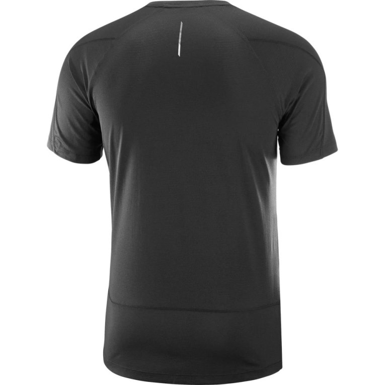 Camiseta Salomon Cross Run Curta Sleeve Masculino Pretas | PT T09648